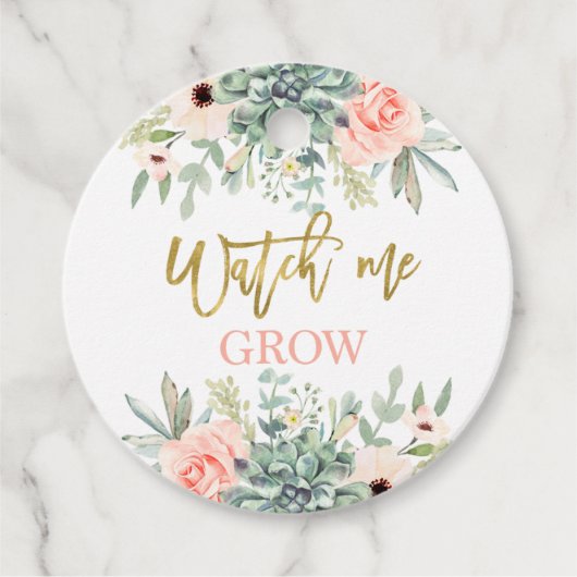 私が多肉栽培するのを見る フェイバータグ (正面)