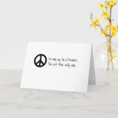 私が夢みる人であることを言うことができます カード (黄色い花)