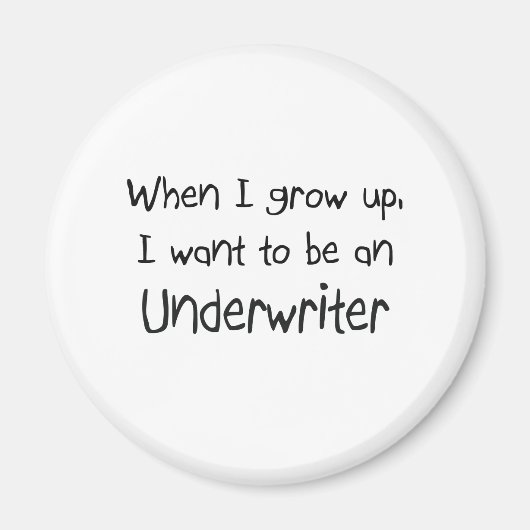 私が大きくなったら引受人になりたい マグネット (正面)