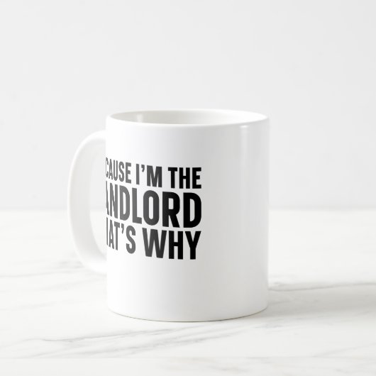 私が大家だから コーヒーマグカップ (正面左)