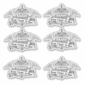 私が天使を信じるイエス・キリストAMDG シール (正面)