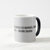 私が天国のシガーを煙らすことができなければそして私SHAL… モーフィングマグカップ (正面右)