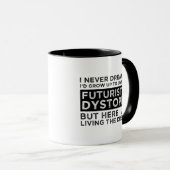 私が失禁に住むようになるとは夢にも思わなかった マグカップ (正面右)