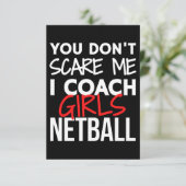 私が女の子のネットボールをコーチする私を怖がらせていない。 カード (スタンド正面)