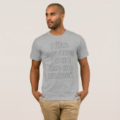 私が女性を好きなように私が男性を好き Tシャツ (正面フル)