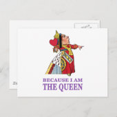 私が女王だから言うとおりにしなさい ポストカード (正面/裏面)
