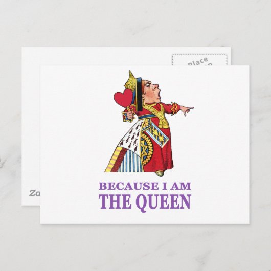 私が女王だから言うとおりにしなさい ポストカード (正面/裏面)