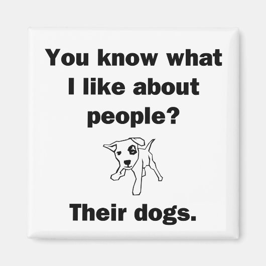 私が好きだと思う人は？ マグネット (正面)