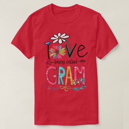 私が好きな女性はグラムひまわりプレゼントと呼ばれる Tシャツ (デザイン正面)