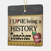 私が好きな歴史先生 セラミックオーナメント (左)