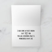 「私が好き？」 私は友最高の人"YOU!" シーズンカード (内部)