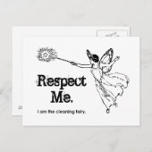 私が妖精のクリーニング ポストカード (正面/裏面)