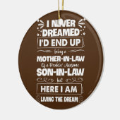 私が姑になるなんて夢にも思わなかった セラミックオーナメント (左)