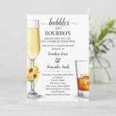 私が婚約する前にサンフラワーバブル&バーボン 招待状 (スタンド正面)