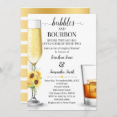 私が婚約する前にサンフラワーバブル&バーボン 招待状 (正面/裏面)