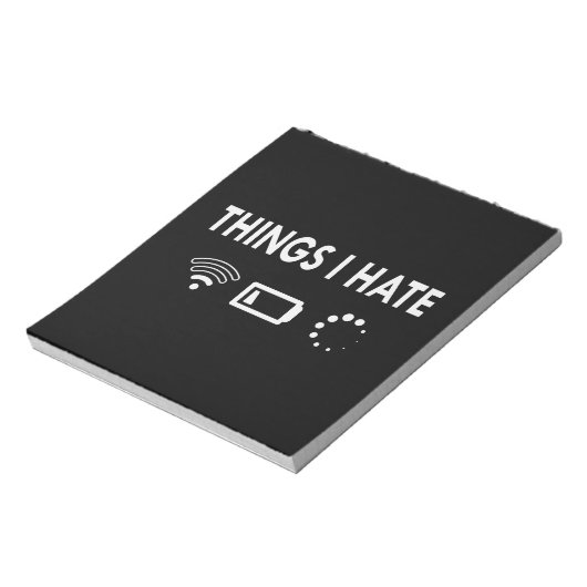 私が嫌いなこと ノートパッド (回転)