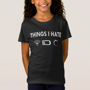 私が嫌いなこと Tシャツ