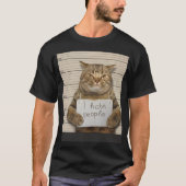 私が嫌いな悪猫 Tシャツ (正面)