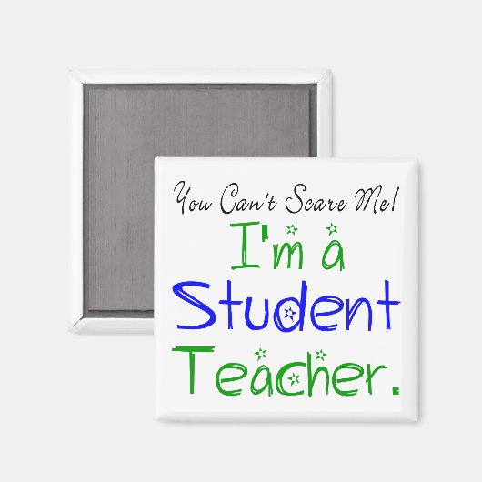 私が学生のカワイイって怖がってはいけない先生 マグネット (正面/裏面)