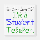 私が学生のカワイイって怖がってはいけない先生 マグネット (正面)