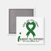 私が孫を支える脳性まひ マグネット (正面/裏面)