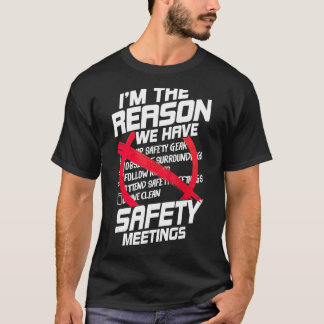 私が安全会議のジョークSarcaを持っている理由 Tシャツ
