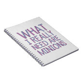 私が実際に必要とする何を子分のノートはあります ノートブック (右側)