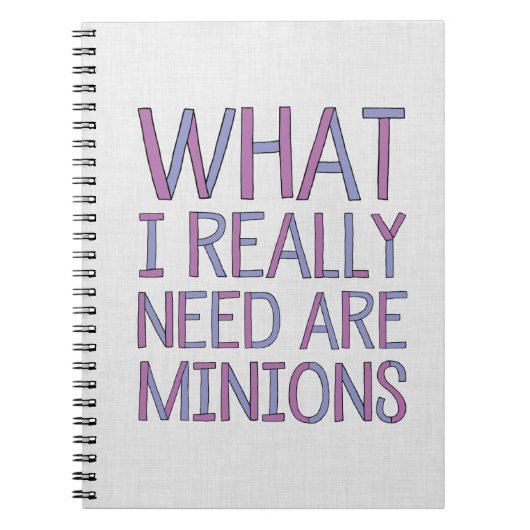 私が実際に必要とする何を子分のノートはあります ノートブック (正面)