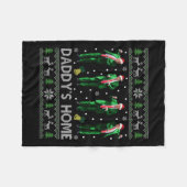 私が家に帰るトランプ・ダンストランプ フリースブランケット (正面(横))