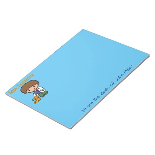 私が将来の獣医に成長したとき ノートパッド (アングル)