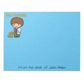 私が将来の獣医に成長したとき ノートパッド (正面)