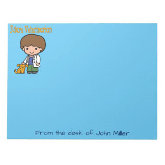 私が将来の獣医に成長したとき ノートパッド