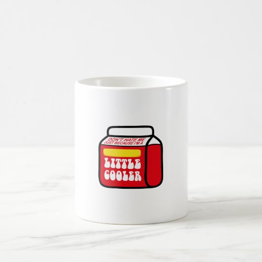 私が小さいからといって私を憎むなクール コーヒーマグカップ (中央)