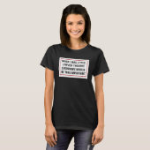 私が小さかった時は考え眉毛は Tシャツ (正面フル)