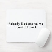 私が屁をするまでだれも私の話を…聞きません マウスパッド (マウス)