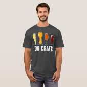 私が工芸品を造る手作りクラフトビール醸造家ギフト Tシャツ (正面フル)