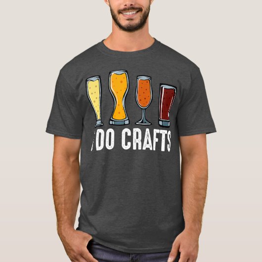 私が工芸品を造る手作りクラフトビール醸造家ギフト Tシャツ (正面)
