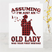 私が年配の女性に当たるギターの女は君 カード (黄色い花)