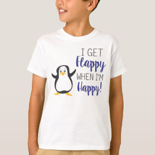 私が幸せなワイシャツである場合のFlappy Tシャツ