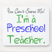 私が幼稚園の先生だから怖がらせない マウスパッド (正面)