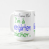 私が幼稚園の先生 コーヒーマグカップ (正面左)