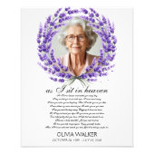 私が座って天国写真の葬儀ウェルカムサイン フォトプリント            (正面)