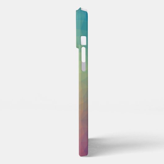 私が弦工芸品かわいらしを幾何学模様にする iPhoneケース (左側面)