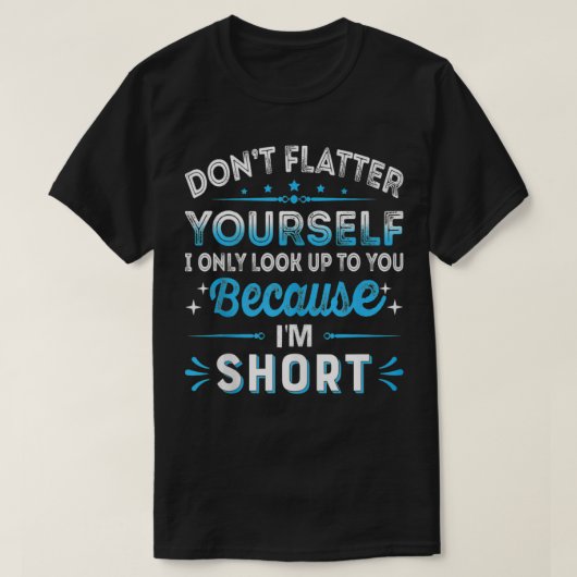 私が弱虫だから自分を褒めるなおもしろいい Tシャツ (デザイン正面)