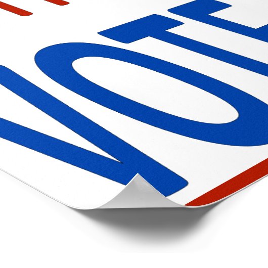 私が彼に投票しなかったことを責めるな! ポスター (角)