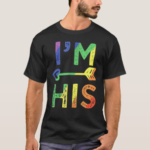 私が彼のLgbtゲイと一致するプライド Tシャツ