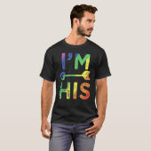私が彼のLgbtゲイと一致するプライド Tシャツ (正面フル)
