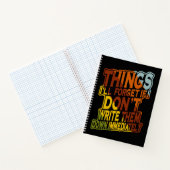 私が彼ら忘れをもし倒せないもの ノートブック (内部)