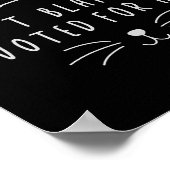 私が彼女の政治的なカムに投票したことを責めおもしろいないで ポスター (角)