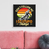 私が後を追愚かなことをするな キャンバスプリント (インサイチュ (リビング))